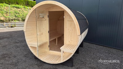 2026 WEELNESS UNION Wooden Barrel Sauna (Unused)