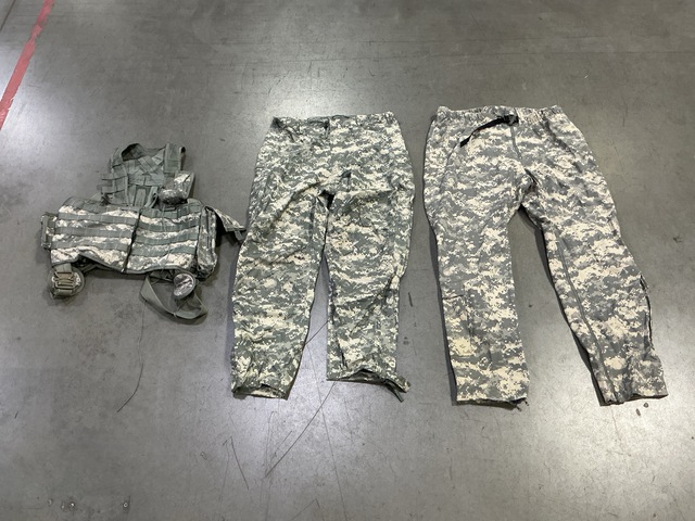 (43) Pairs of Wet Weather Trousers, (2) Survival Vests & Assorted Items