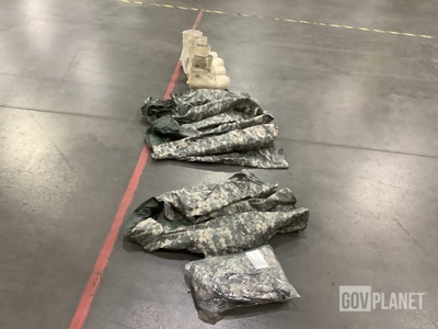 (7) Parkas, (6) Pairs of Extreme Cold Weather Boots & Assorted Items