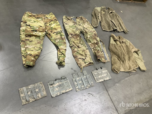 (22) Duffel Bags, (10) Assault Packs, (17) Jackets & Assorted Items