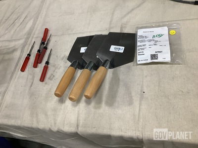 (20) Removal Tools, (5) Support Plates, (26) Bucket Trowels & Assorted Items
