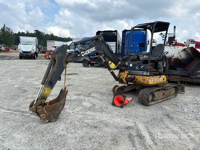 2015 John Deere 27D Minigraafmachine (Inoperable)