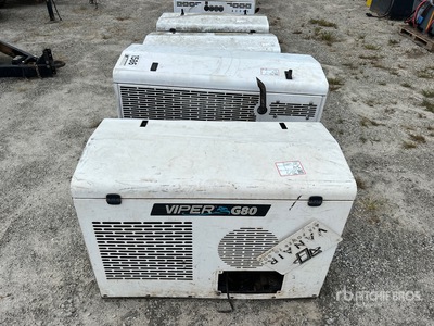 Quantity of (4) Viper G80 80 cfm Skid-Mounted Sprężarka powietrza (Inoperable)