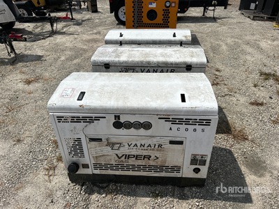 Quantity of (3) Viper G80 80 cfm Skid-Mounted Sprężarka powietrza (Inoperable)