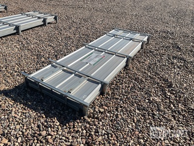 (100) Piece Lot of 10' Long Corrugated Steel Panels