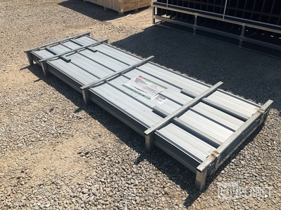 (100) Piece Lot of 10' Long Corrugated Steel Panels