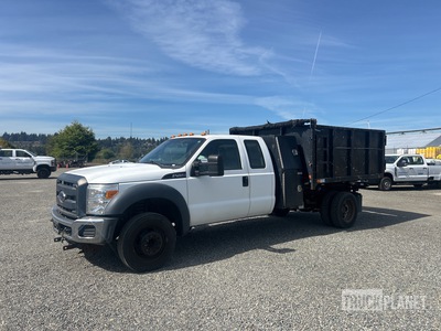 2016 Ford 450 XL 4x2 Extended Cab Dump Truck