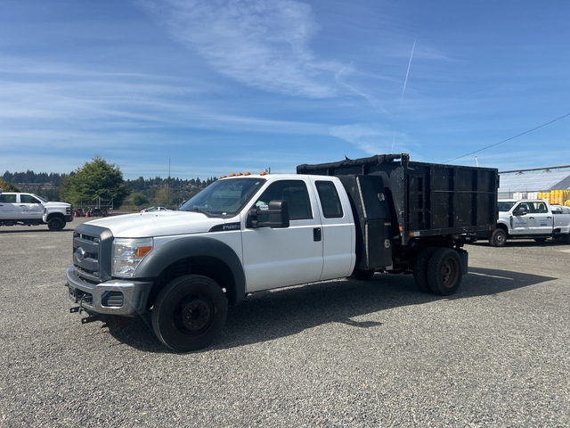 2016 Ford 450 XL 4x2 Extended Cab Dump Truck 2016 Ford 450 XL 4x2 Extended Cab Dump Truck