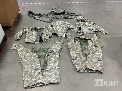 (35) Fighting Load Carriers, (7) Wet Weather Jackets & Assorted Items
