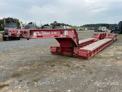 2010 Talbert TDW-55SA 74100 lb Tri/A Removable Gooseneck Low Loader