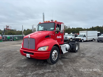 2013 Kenworth T370 4x2 S/A Day Cab Truck Tractor