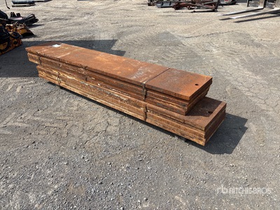 Quantity of (10) Steel Plates Divers