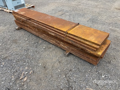 Quantity of (11) Placas de acero