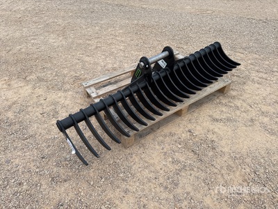 2026 Haener HBR1800-P50A 1800 mm Lifting Rastrillo para excavadora (Unused)
