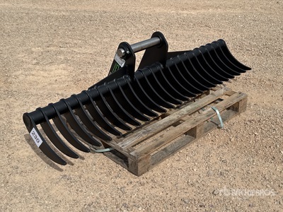 2026 Haener HBR2000-P65A 2000 mm Lifting Rastrillo para excavadora (Unused)