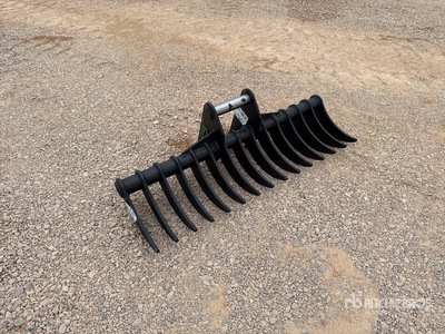 2026 Haener HBR1200 MS03 1200 mm Lifting Rastrillo para excavadora (Unused)