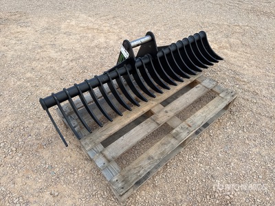 2026 Haener HBR1600 MS03 1600 mm Lifting Rastrillo para excavadora (Unused)