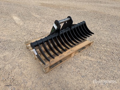 2026 Haener HBR1400 MS08 1400 mm Lifting Rastrillo para excavadora (Unused)