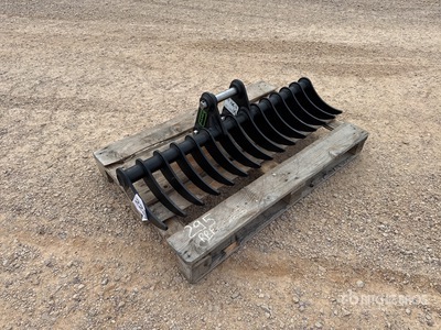 2026 Haener HBR1200-P40A 1200 mm Lifting Rastrillo para excavadora (Unused)
