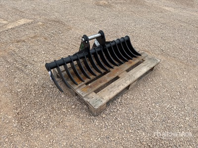 2026 Haener HBR1200-P45A 1200 mm Lifting Rastrillo para excavadora (Unused)