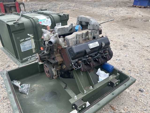 General Engine Products 6.5L Turbo Diesel Engine w/Shipping Container