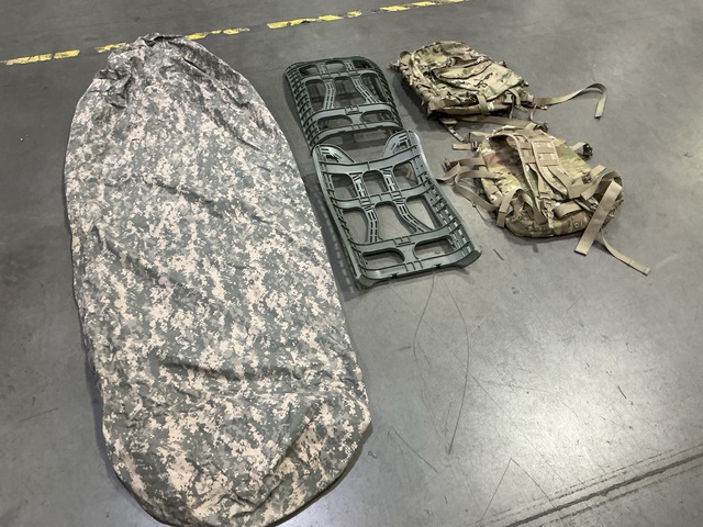 (62) Frames, (40) Bivy Covers, (8) Field Packs & Assorted Items (62) Frames, (40) Bivy Covers, (8) Field Packs & Assorted Items