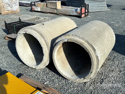Quantity of (2) Concrete Pump Chambers