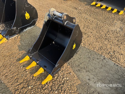 Dynamic Entities 24 in Digging Godet d'excavatrice - Fits 45 mm Cat 307/308, Komatsu PC78/88 Deere/Hitachi 75/85 Case, New Holland, Kobelco SK80 Bobcat E80