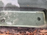 Frame Stamp Serial Number/VIN Photo