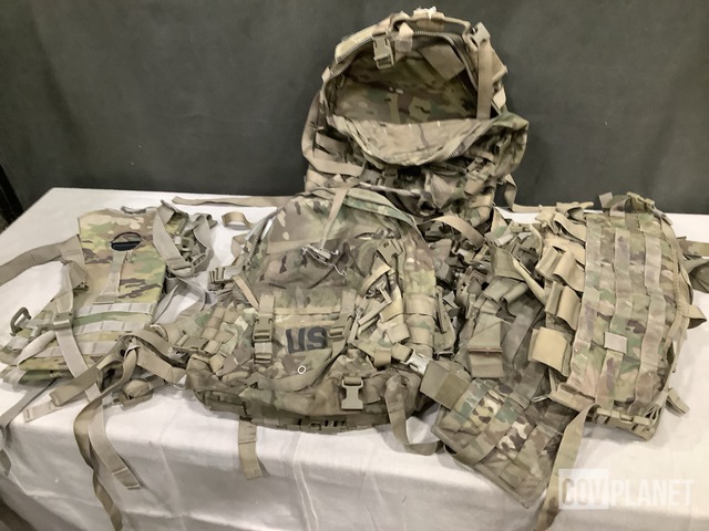 (89) Hydration Carriers, (45) Assault Panels (18) Assault Packs & Assorted Items