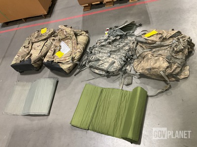 (16) Sleeping Mats, (5) Thin Air Bags, (2) Duffel Bags & Assorted Items