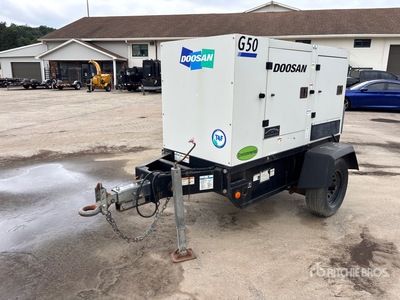 2017 Doosan G50WDO-3A-T4F 38 kW Mobile Generador
