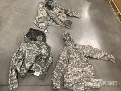 (23) Cold Weather Parkas, (25) Wet Weather Jackets & Assorted Items