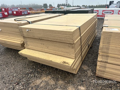 4 ft x 9 ft 1 1/8 in HDO G2S with Smooth Overlay 2 Sides Douglas Fir 11 Ply No Stamp Multiplex (Unused)