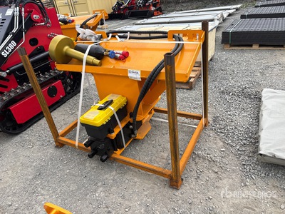 2026 GIYI GY-AD680 8 in Skid Steer Post Driver (Unused)