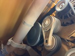 Engine with A/C Compressor