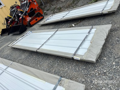 Quantity of (50) 2026 SKLP SK-XH50 10 ft x 3 ft Galvalume Steel Sheets (Unused)