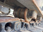 Undercarriage with Left Track Rollers