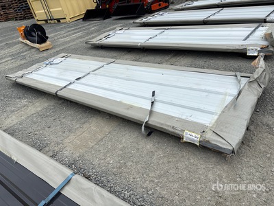 Quantity of (50) 2026 SKLP SK-XH50 10 ft x 3 ft Galvalume Steel Sheets (Unused)