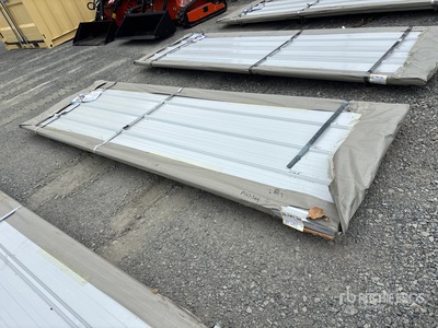 Quantity of (50) 2026 SKLP SK-XH50 10 ft x 3 ft Galvalume Steel Sheets (Unused)