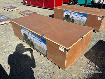 2026 SKLP SK-ZP20 20 ft x 30 ft All-Steel Enclosed Carport (Unused)