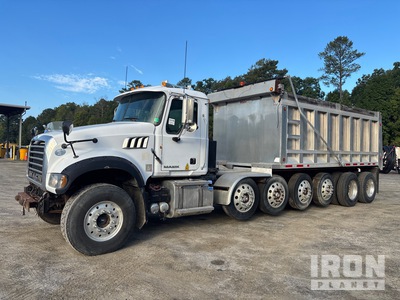 2015 Mack GU713 14x4 Six Axle Dump Truck