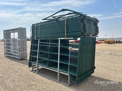 Quantity of (56) 9 ft 9 in x 4 ft 11 in Livestock Panel