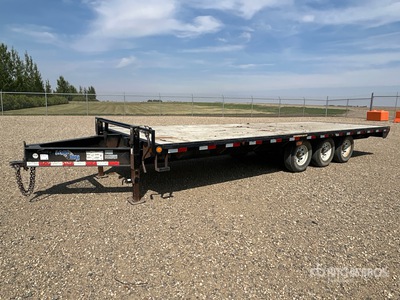 2008 Load Max 24 ft Tri/A Flatbed Trailer