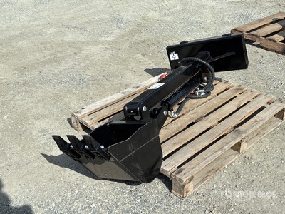 2026 GIYI GY-ZWB 12 in Mini Skid Steer Backhoe (Unused)