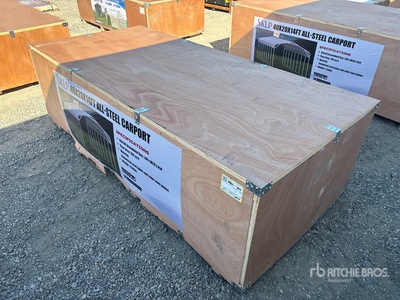 2026 SKLP SK-SC40 20 ft x 40 ft All-Steel Carport (Unused)