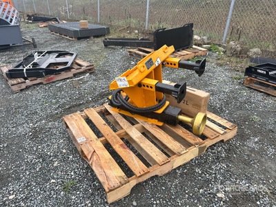 2026 GIYI GY-PH198 Mini Skid Steer Post Driver (Unused)