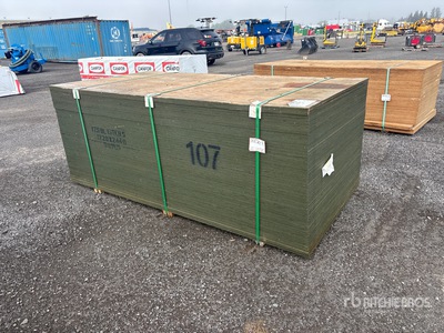 Quantity of (50) 3/4" 4x8 MDO G1S With Smooth Overlay 1 Side Douglas Fir 7 Ply No Stamp Multiplex (Unused)