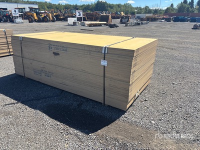 Quantity of (30) 1 1/8" 4x9 HDO G2S with Smooth Overlay 2 Sides Douglas Fir 11 Ply No Stamp Formply Multiplex (Unused)
