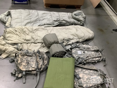 (24) Sleeping Bags, (9) Assault Packs & (3) Self-Inflating Sleeping Mats
